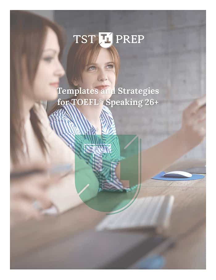  TOEFL Speaking 26+ Templates and Strategies Cover - Desktop