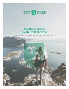 100 TOEFL Independent Speaking and Writing topics Cover - Tablet